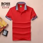 manches courtes t-shirt boss grande taille slim lapels hugo boss homme pas cher